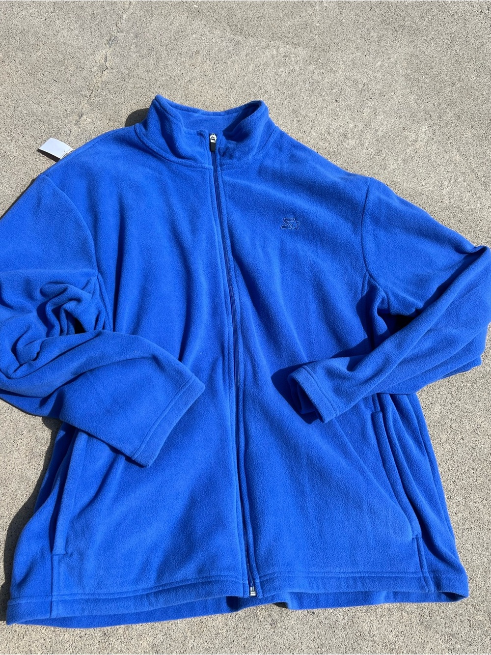 Women’s Electric Blue Kids Full-Zip Fleece Jacket